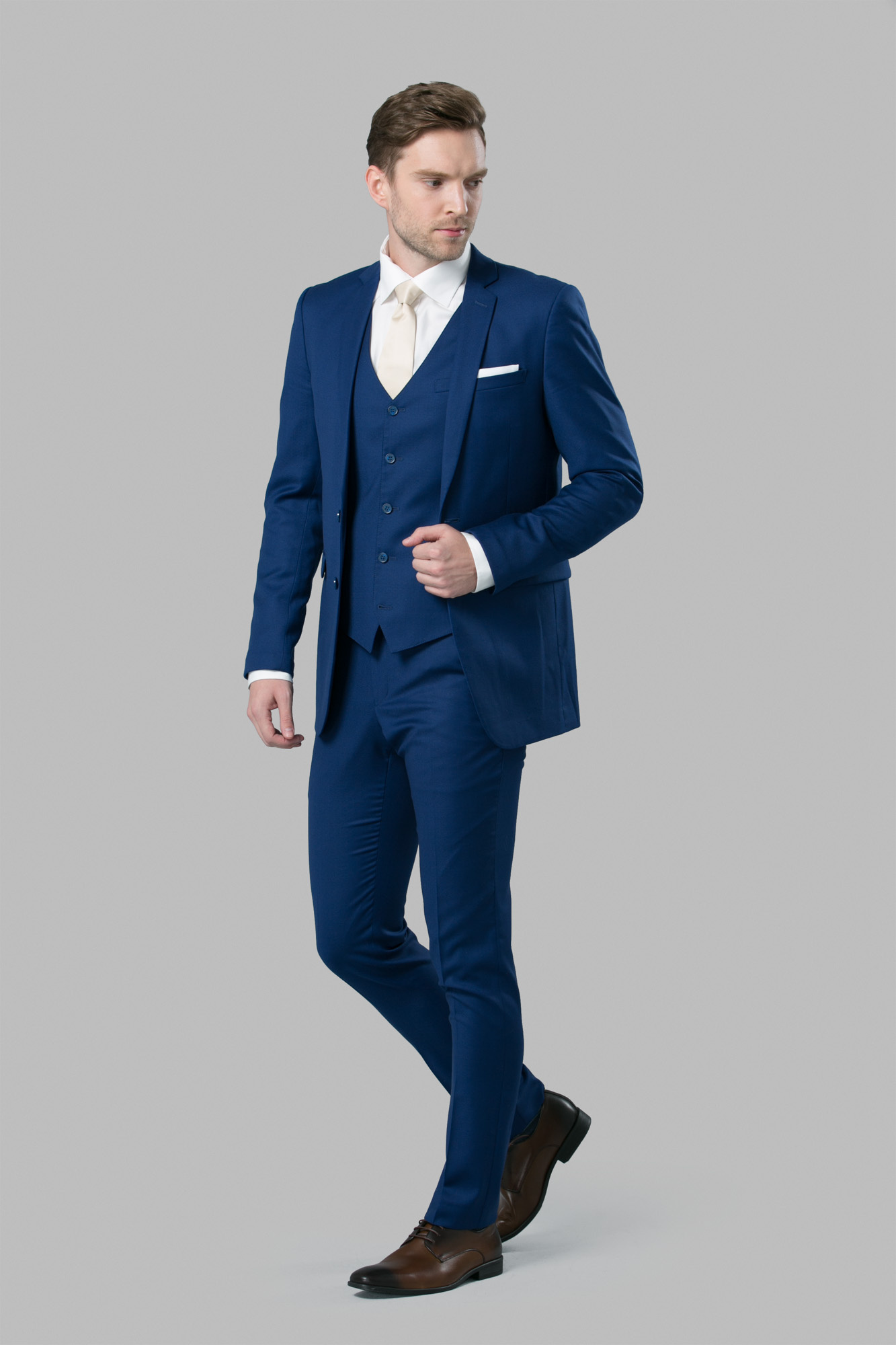 Cobalt Blue Suit Menguin Cobalt Blue Wedding Suit